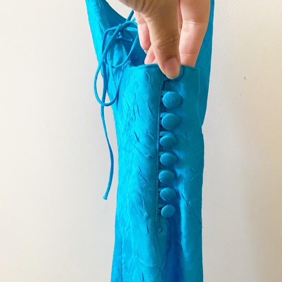 The Line by K | Flynn mini dress turquoise - Picture 10 of 12